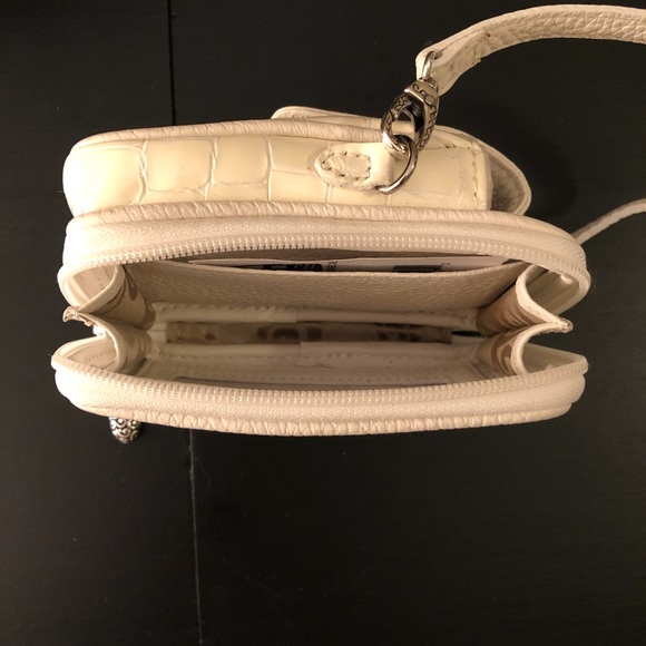 Brighton Wristlet Crocodile Embossed Leather - Picture 4 of 6